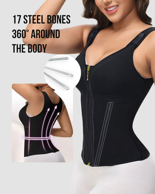Buikcorrigerende Taille Shaper met BH – Dubbele Compressie
