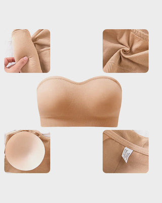 Strapless Bandeau BH – Naadloos, Draadloos & Blijft Perfect Zitten