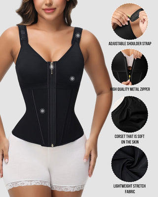 Buikcorrigerende Taille Shaper met BH – Dubbele Compressie
