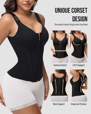 Buikcorrigerende Taille Shaper met BH – Dubbele Compressie