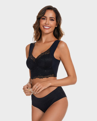 Stretch Kant BH met Cut-Out Details