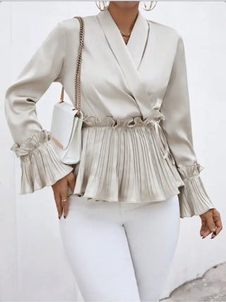 MAGNOLIA | Dames Satijnen Blouse