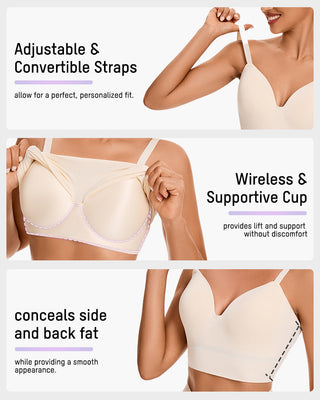 Comfortabele Draadloze Shaping BH met Ondersteuning
