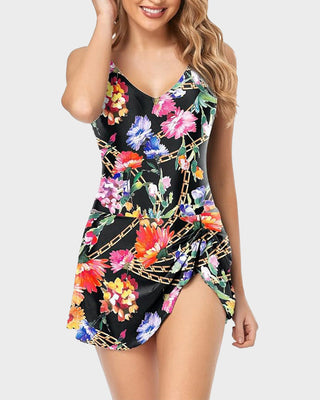 Dames Badpak in Eén Stuk – Slim Fit & Buikcontrole voor Plus Size