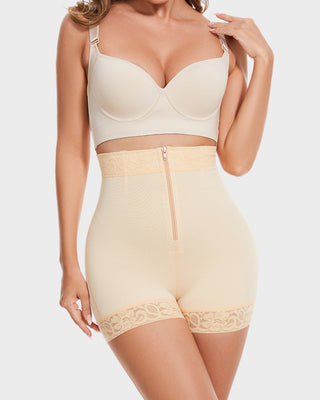 Boned Sculpt High Waist Shorts