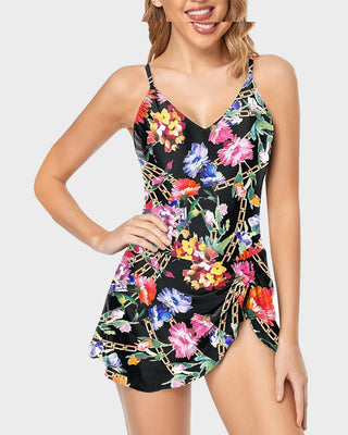 Dames Badpak in Eén Stuk – Slim Fit & Buikcontrole voor Plus Size