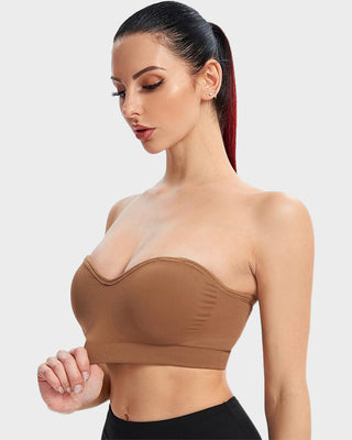 Strapless Bandeau BH – Naadloos, Draadloos & Blijft Perfect Zitten