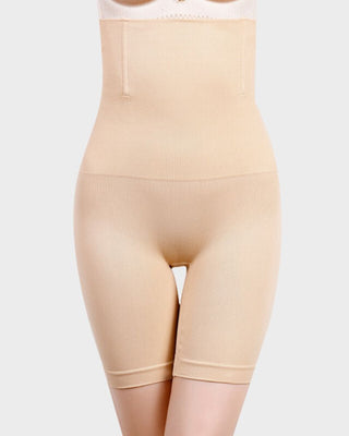 Comfort Seamless Hoge Taille Shaping Shorts – Mid-Thigh