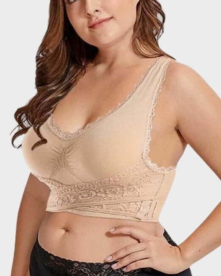 Ademend Comfortabele Push-Up Kant BH