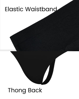 Mid Waist Tummy Control String (2-pack)