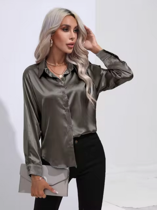 SELENE | Luxe Satiny Blouse