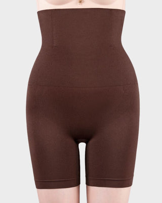 Comfort Seamless Hoge Taille Shaping Shorts – Mid-Thigh