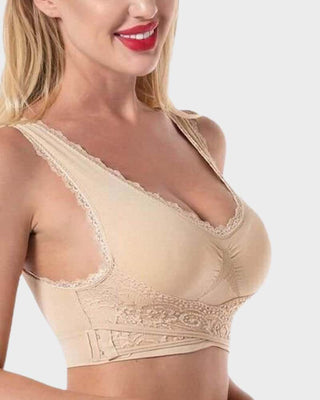 Ademend Comfortabele Push-Up Kant BH