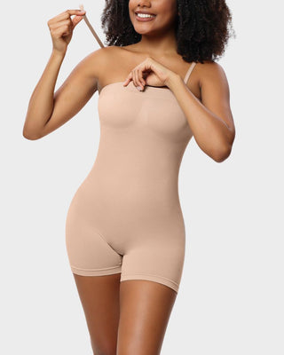 Strapless Shapewear Bodysuit met Slipmodel