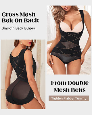 Body Shaper met Open Borst en Kruiscompressie