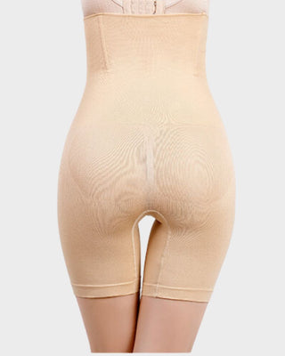 Comfort Seamless Hoge Taille Shaping Shorts – Mid-Thigh