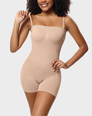 Strapless Shapewear Bodysuit met Slipmodel