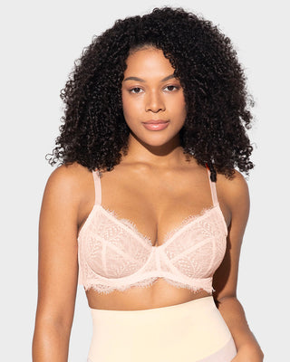 Comfortabele Ongevoerde Kant Push-Up Beugel-BH
