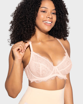 Comfortabele Ongevoerde Kant Push-Up Beugel-BH