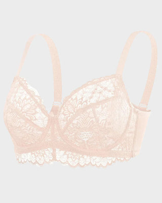 Comfortabele Ongevoerde Kant Push-Up Beugel-BH
