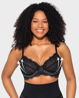 Comfortabele Ongevoerde Kant Push-Up Beugel-BH