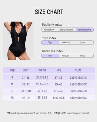 Tweedelig Diep Decolleté Badpak met Halter-BH Overlay