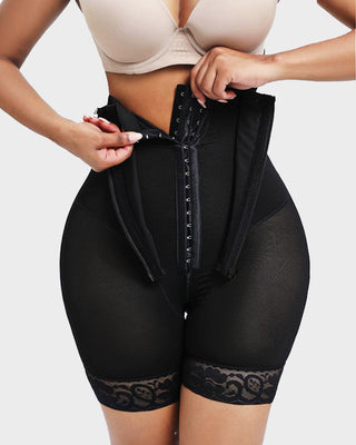 Shaping Shorts met Dubbele Compressie en Hoge Taille
