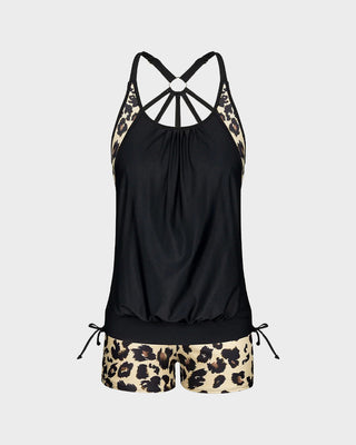 Flatterende Twee-Delige Tankini