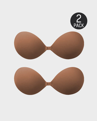 Onzichtbare Push-Up BH met Plakstrip en Sluiting aan de Voorzijde (2 paar)