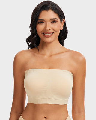 Naadloze Bandeau BH met Volledige Dekking