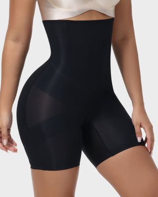 High-Waist Cross Compression Shaping Shorts – Voor Een Strakker, Gladder Silhouet