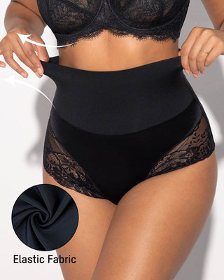 High-Waist Naadloze Kant Shaping Slip (3 Pack)