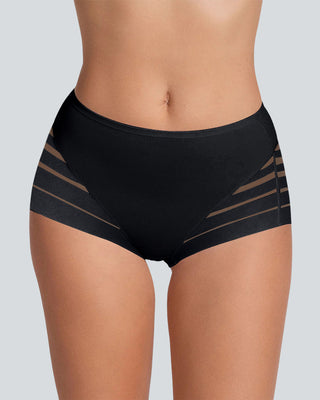Naadloze Ademend Kant Mid-Rise Slipjes