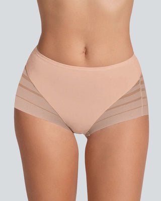 Naadloze Ademend Kant Mid-Rise Slipjes