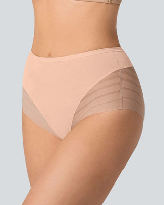 Naadloze Ademend Kant Mid-Rise Slipjes