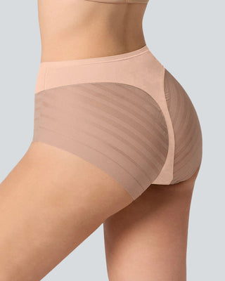 Naadloze Ademend Kant Mid-Rise Slipjes