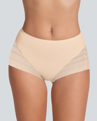 Naadloze Ademend Kant Mid-Rise Slipjes