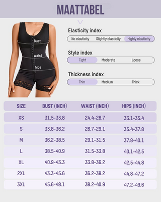 Shapewear Bodysuit voor Extra Grote Maten