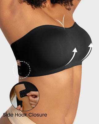 Anti-Slip Bandeau BH met Kruislingse Zijsluiting