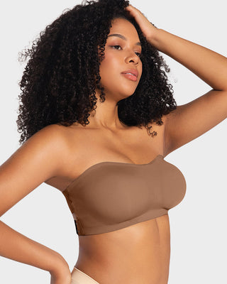 Anti-Slip Bandeau BH met Kruislingse Zijsluiting