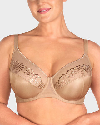 Plus-Size Minimizer BH met Parelglans Kant