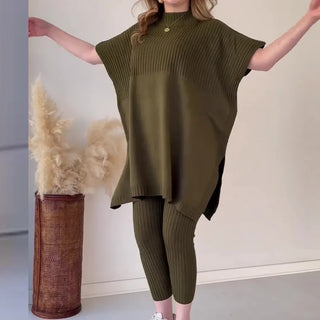 RUSINA | Luxe Twee-delige Gebreide Set met Comfortabele Pasvorm