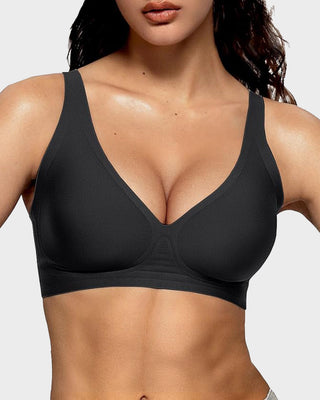 Naadloze Deep V Push-Up Draadloze BH