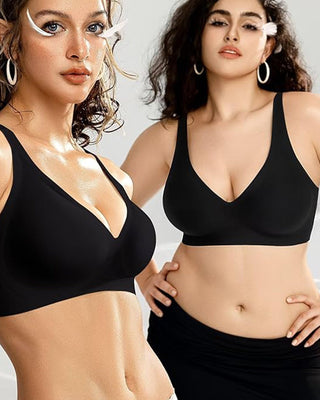 Naadloze Deep V Push-Up Draadloze BH