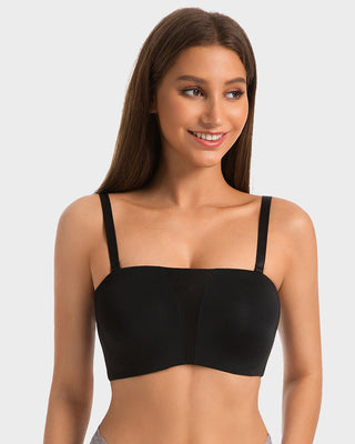 Strapless Bandeau BH met Volledige Dekking en Antisliplaag