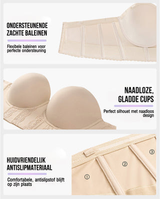 Strapless BH met Lage Rug