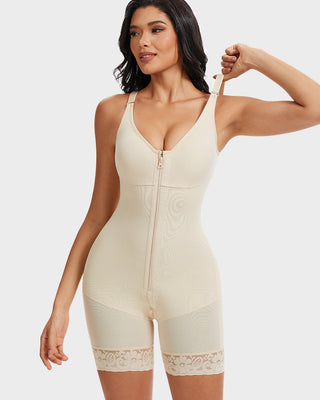 Corrigerende Body Shaper met Rits & Bil Lift – Fajas Colombianas