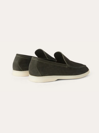 Classic Suede Loafers – Donkergroen