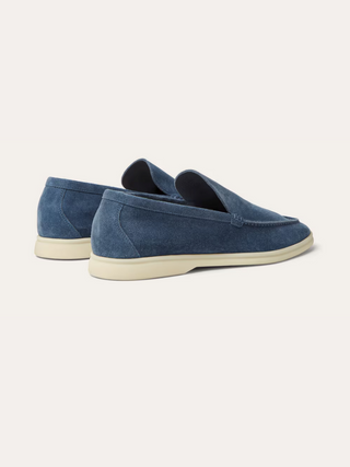 Classic Suede Loafers – Intens Blauw