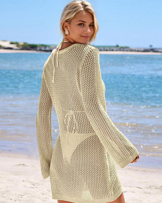 Zomerse Allure Strandjurk met Kantdetails